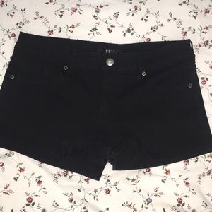 Forever 21 Black Jean Shorts